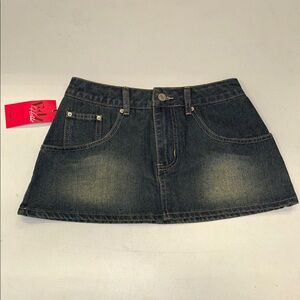 Emmiol Stylish Denim Mini Skirt NWT
